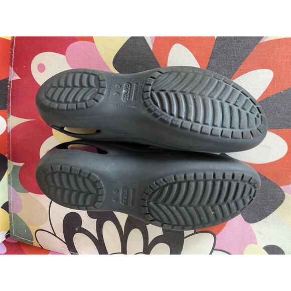 Crocs Kadee Women’s Size W8 Black Ballet Flats Closed Toe Shoes - Picture 11 of 12